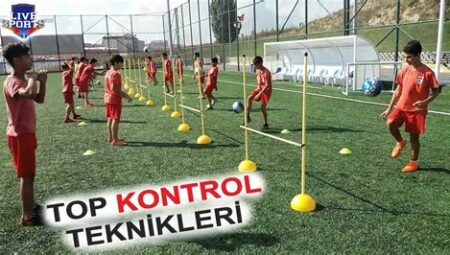 Futbol Antrenmanında Top Kontrol Çalışmaları